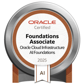 Oracle OCI AI Foundations badge