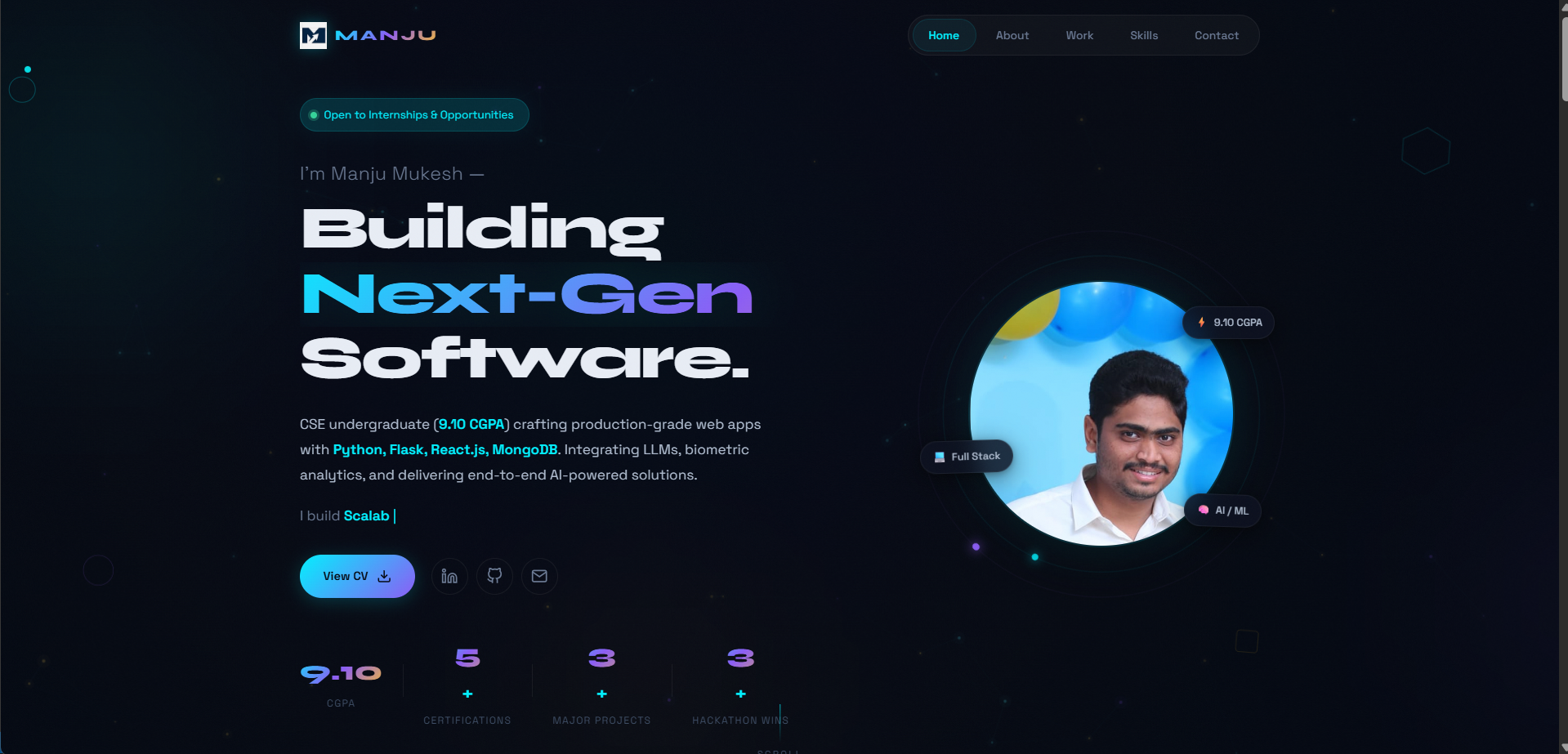 Premium Portfolio Website